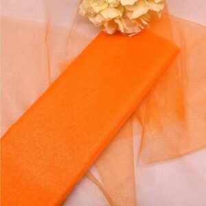 Crystal Organza Tulle Sheer Fabric
