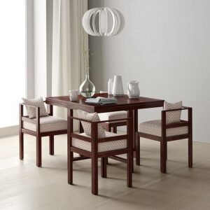 Room Set Home & Kitchen (4 Seater, Maple Honey)