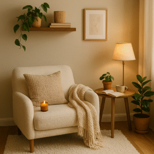 How to Create a Cozy Corner with Simple Accessories