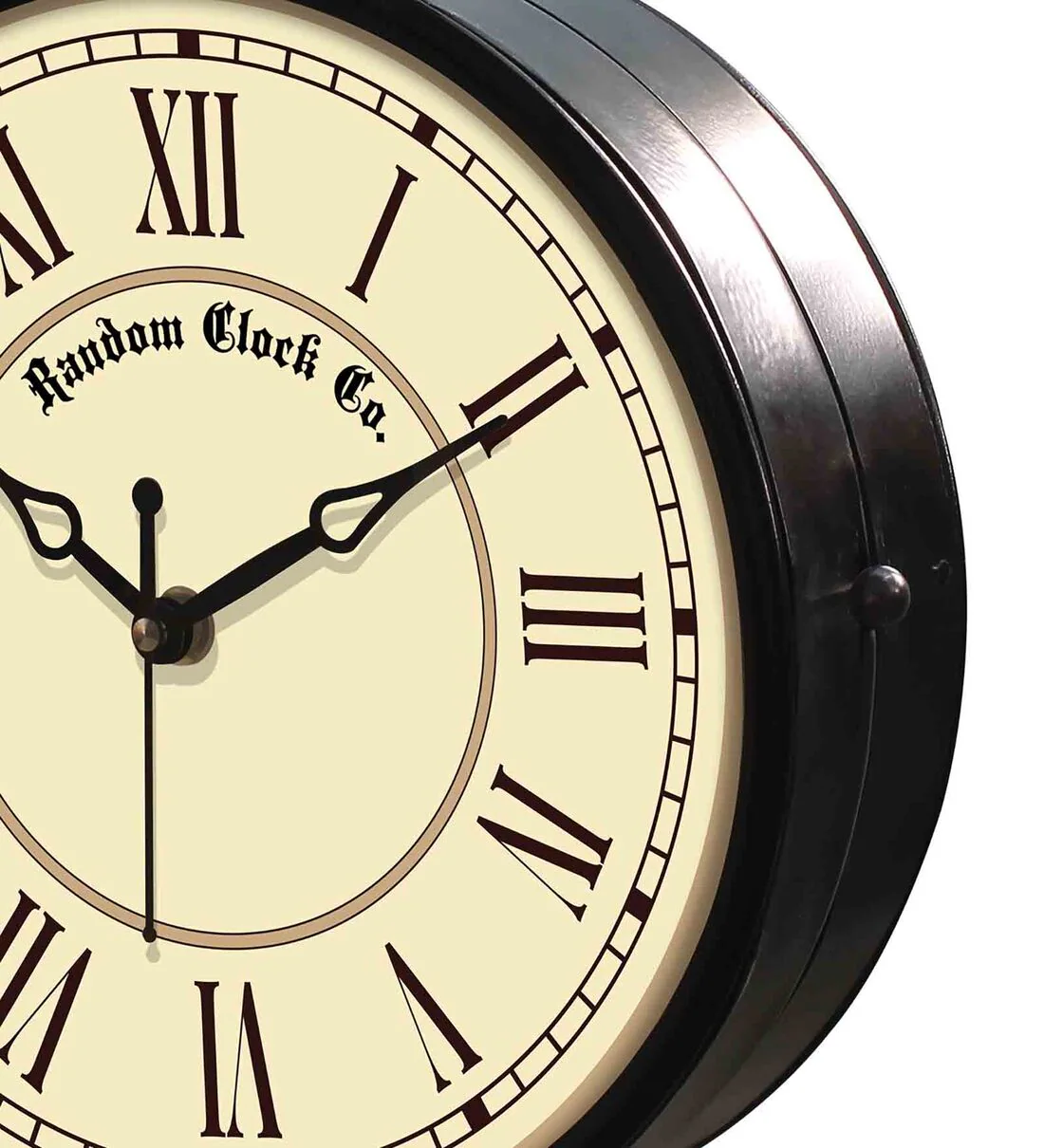 Double Sided Vintage Multicolour Metal Station Clock - Image 5