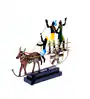 Handpainted Ox Cart Metallic Showpiece - Image 3